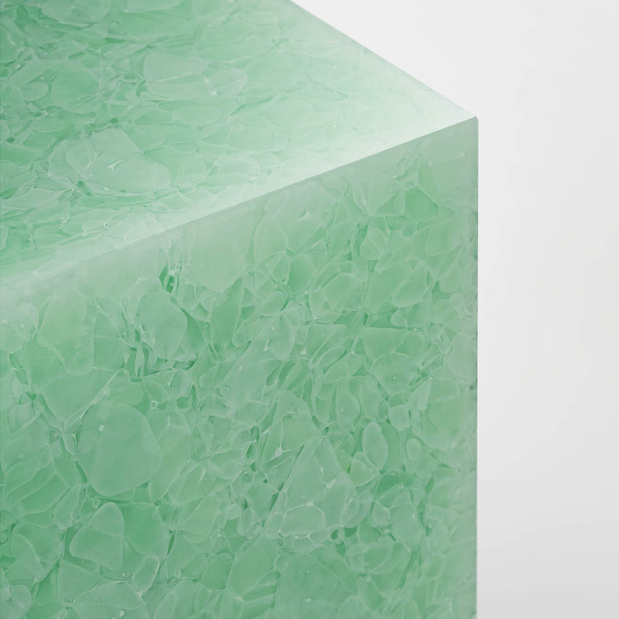 NEW YORK Glass Ceramic Side Table