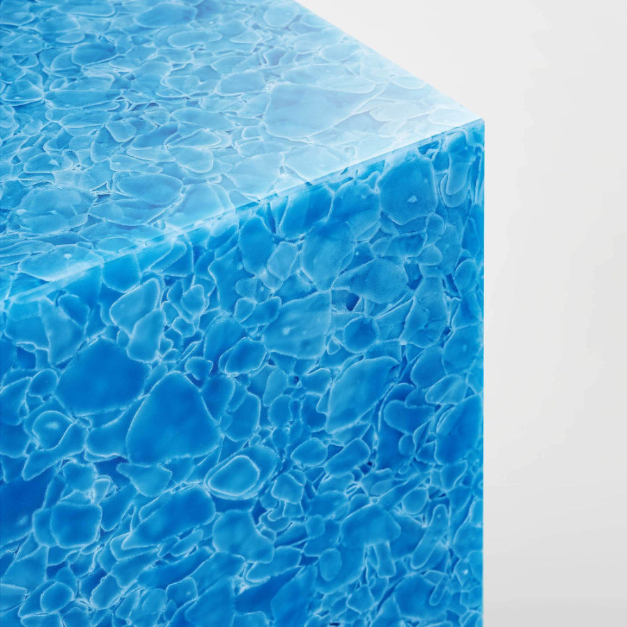 NEW YORK Glass Ceramic Side Table