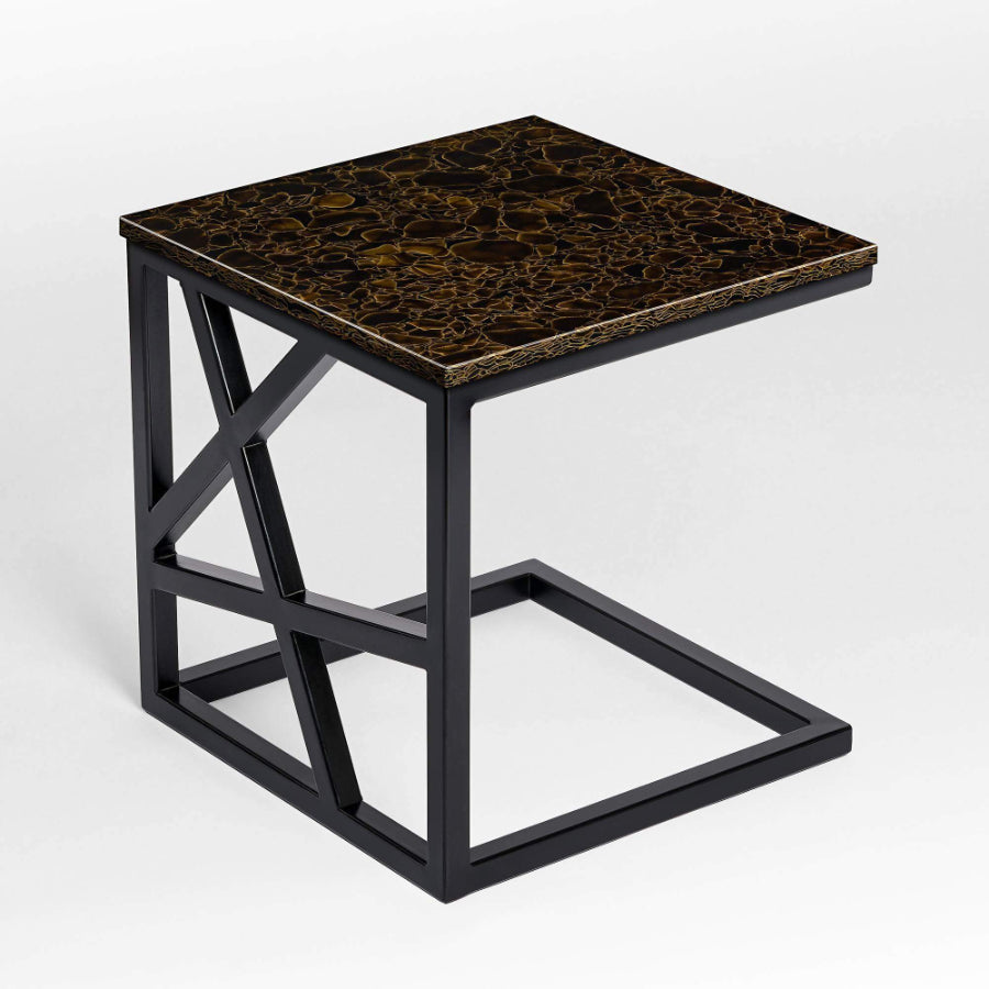 PITTSBURGH Glass Ceramic Side Table