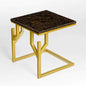 CORAL BAY Glass Ceramic Side Table