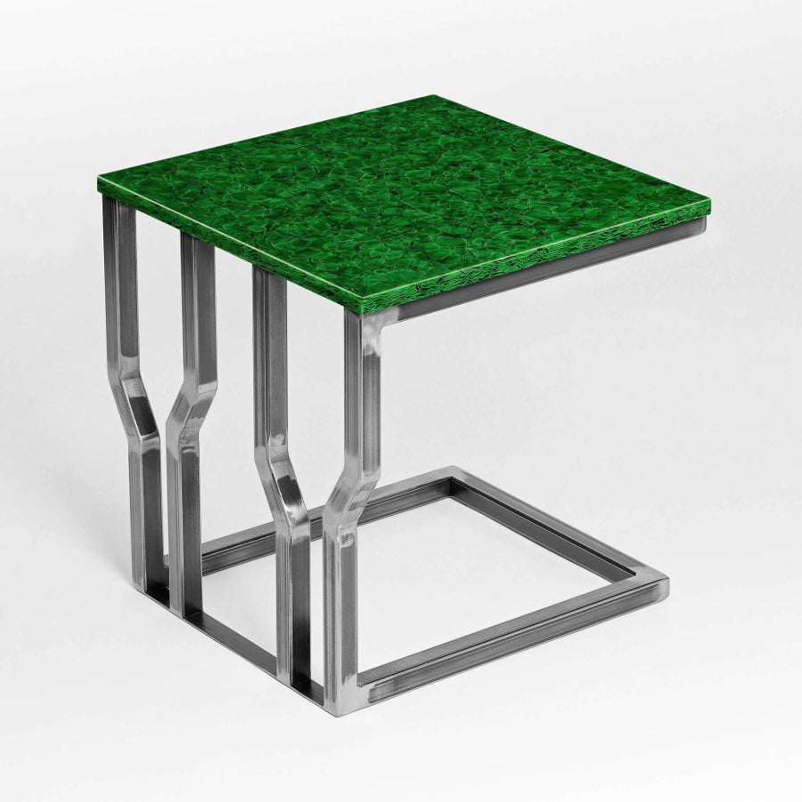 SILICON VALLEY Glass Ceramic Side Table