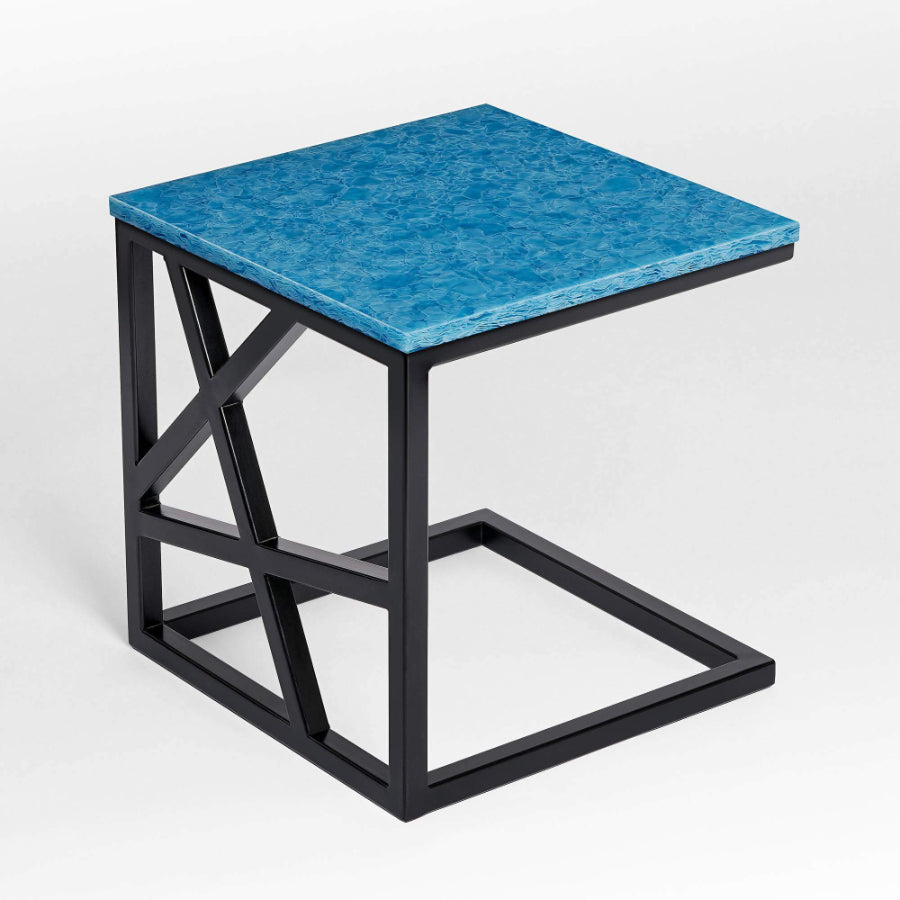 PITTSBURGH Glass Ceramic Side Table