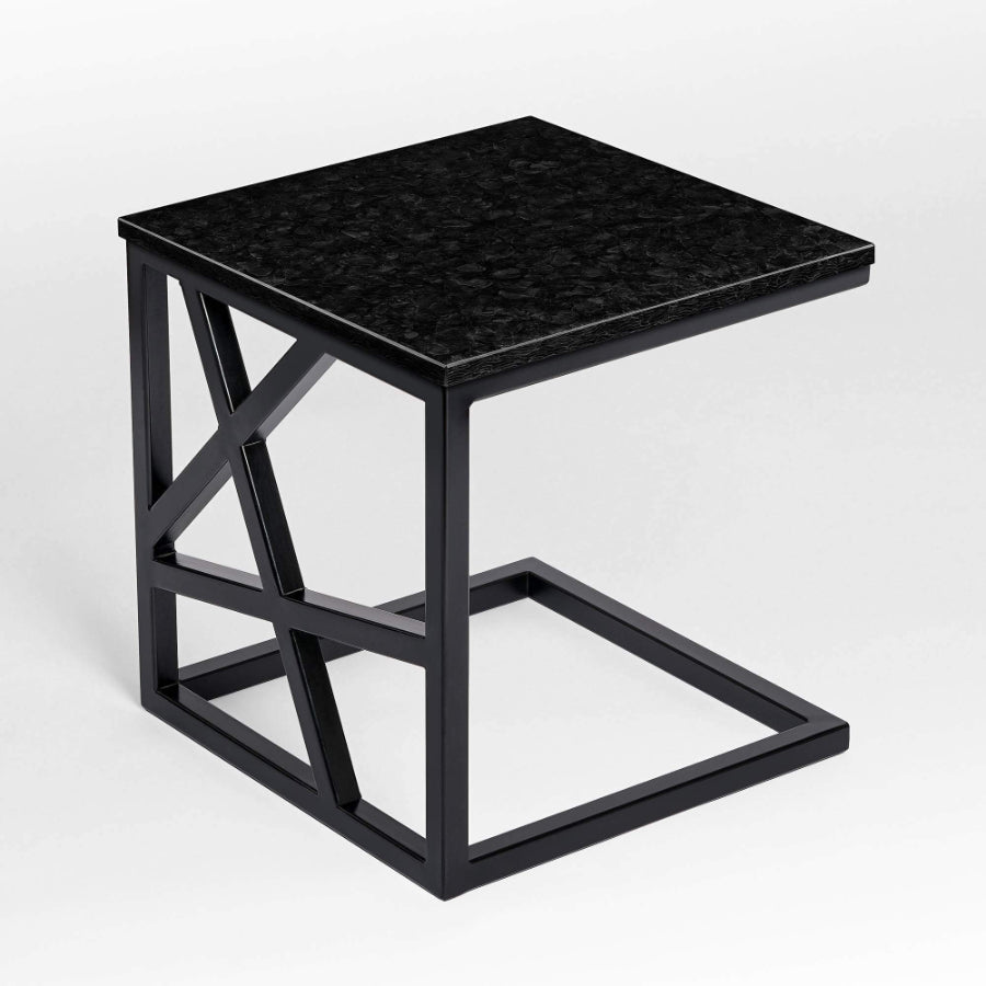 PITTSBURGH Glass Ceramic Side Table