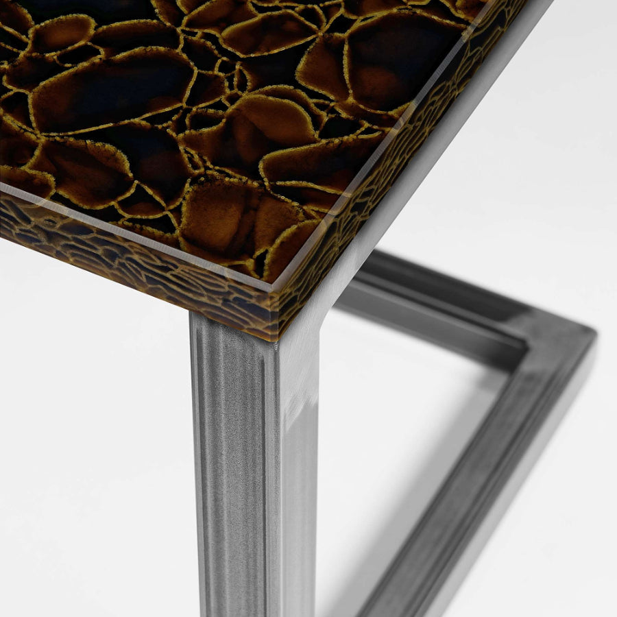 SILICON VALLEY Glass Ceramic Side Table