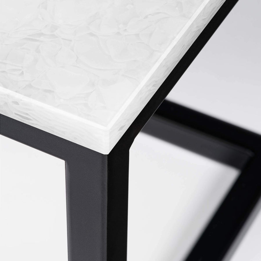 PITTSBURGH Glass Ceramic Side Table