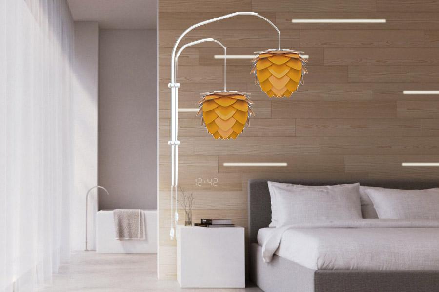 ALUVIA Willow Saffron Yellow Wall Lamp