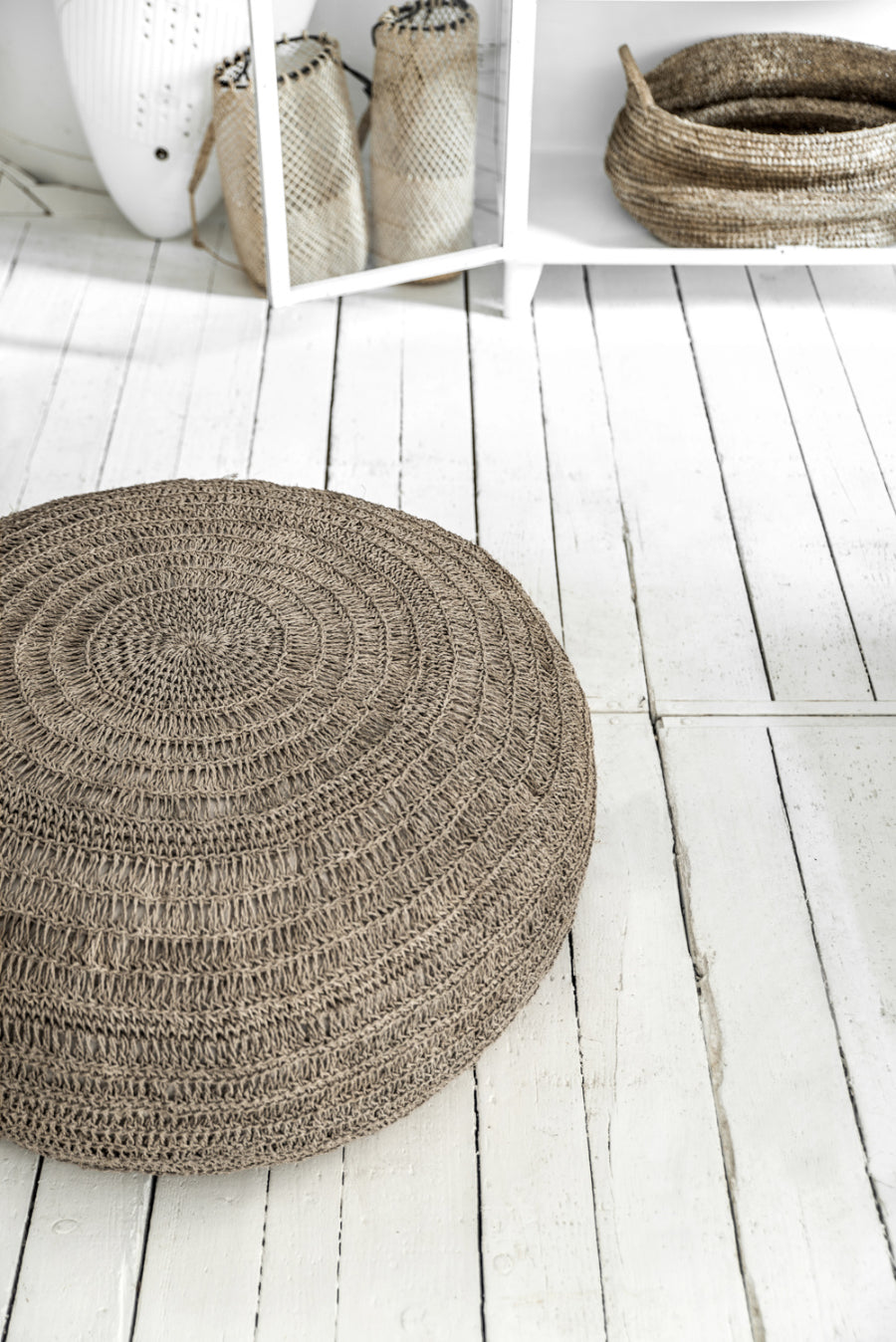 SEAGRASS Pouffe 60 & 80CM