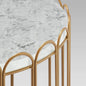 LONDON Glass Ceramic Side Table