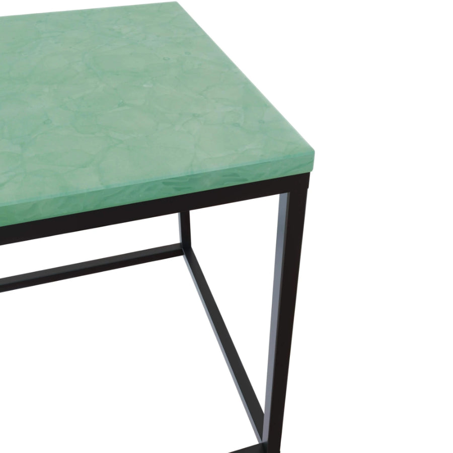 BRUSSELS Glass Ceramic Bedside Table