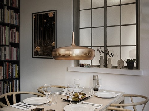 CLAVA DINE Pendant, Brushed Copper, VITA Copenhagen- D40Studio