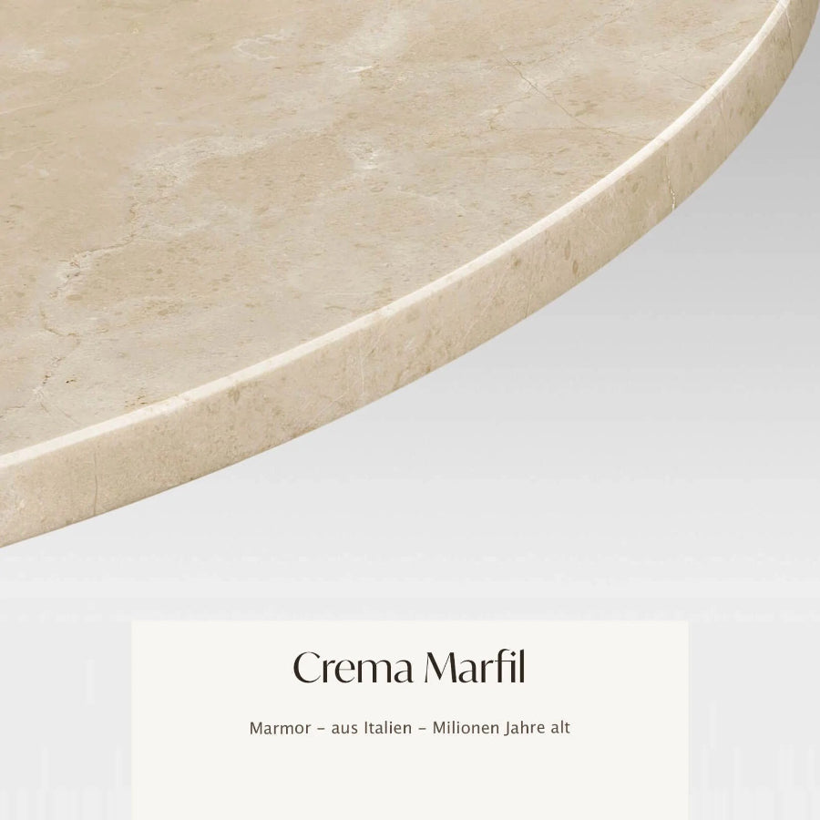 MOUNTAINS Oval Marble Dining Table