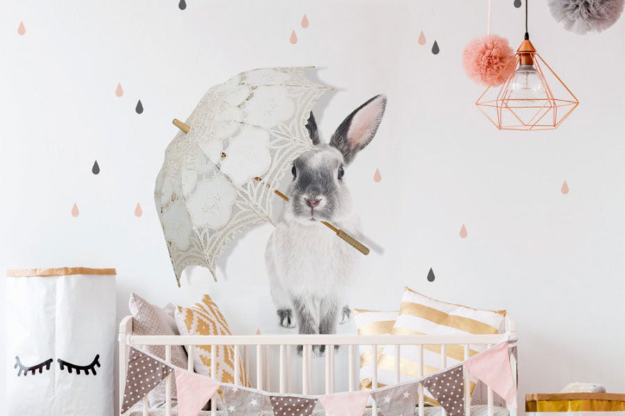 HARRY'S SINGING IN THE RAIN Wall Sticker SET