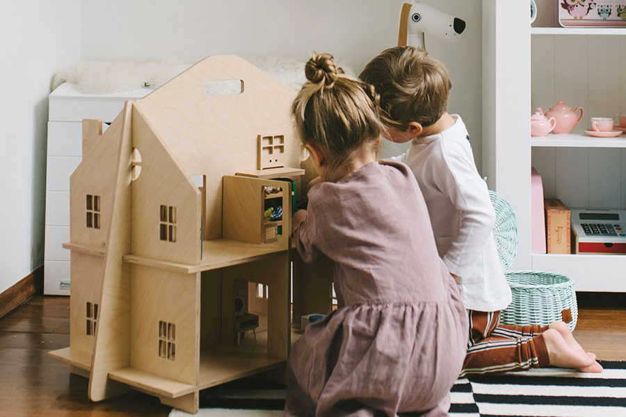 DOLL House Wooden