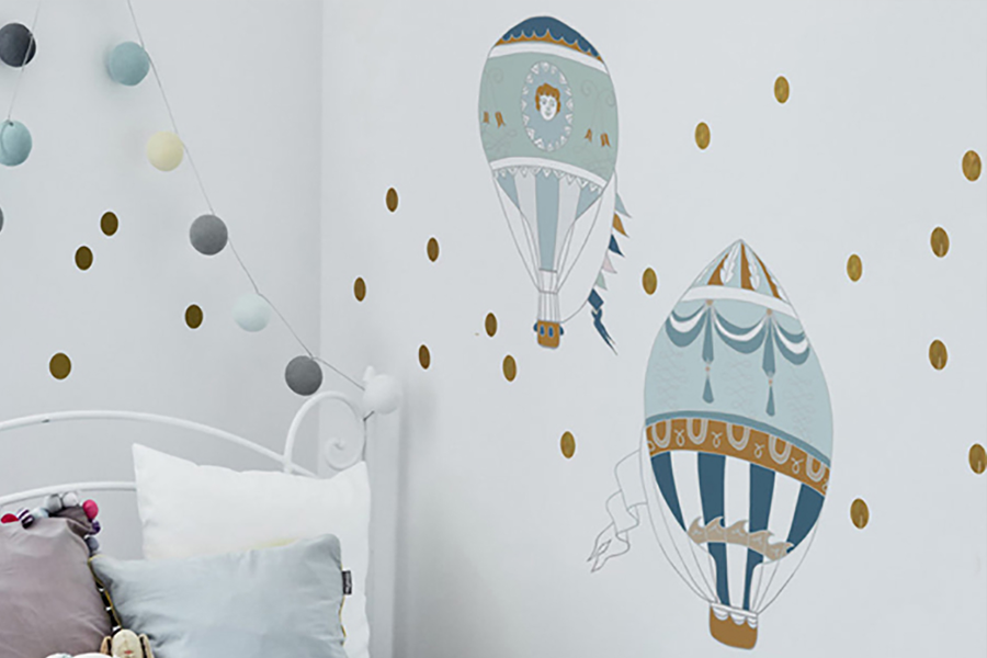 BALLONS 2  Wall Sticker 70x92CM