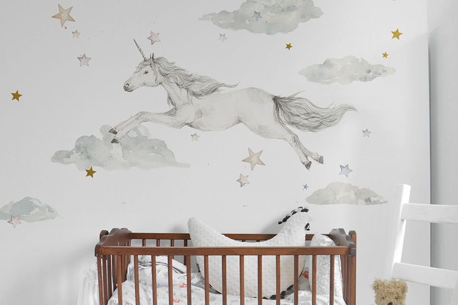 UNICORN In The Sky Wall Sticker