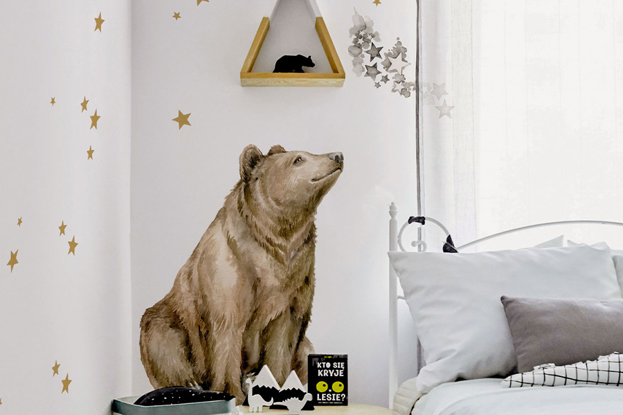 MR. Bear Wall Sticker 70x93CM