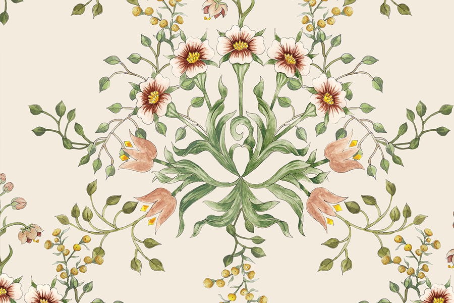 FOLK LIGHT Wallpaper 50x280CM