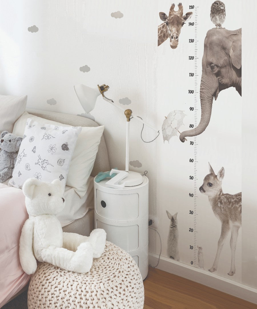 I Love Animals Growth Chart Wall Sticker