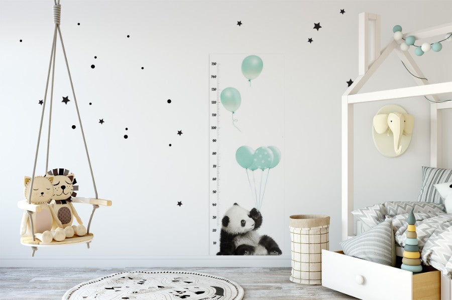 PANDA Growth Chart Wall Sticker