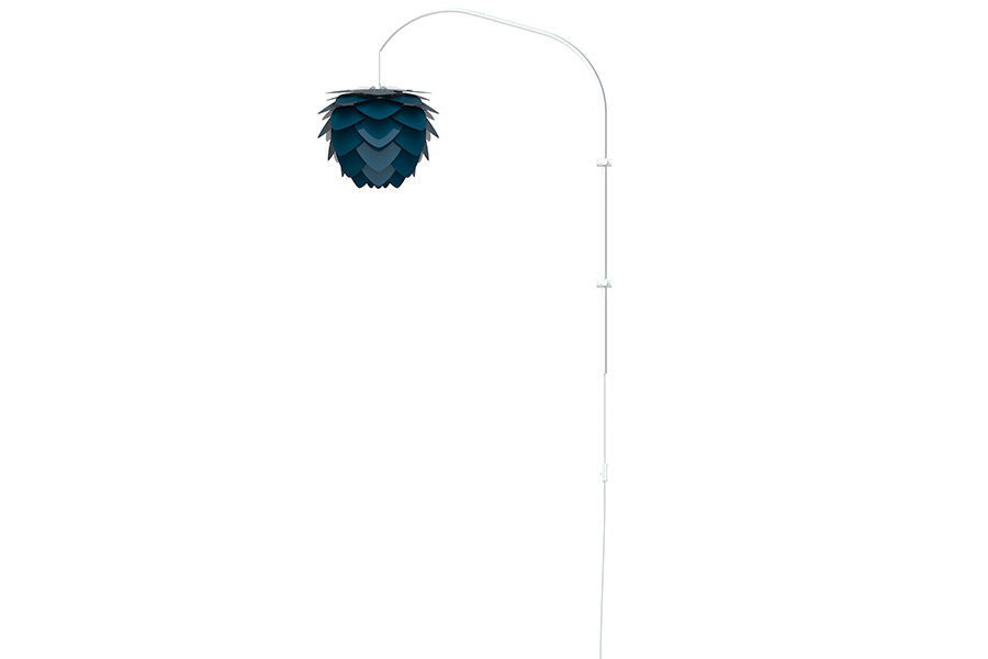 ALUVIA Willow Petrol Blue Wall Lamp
