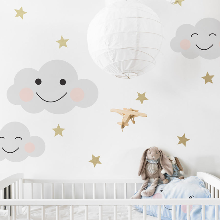 Autocolant de perete SMILY Clouds Set 