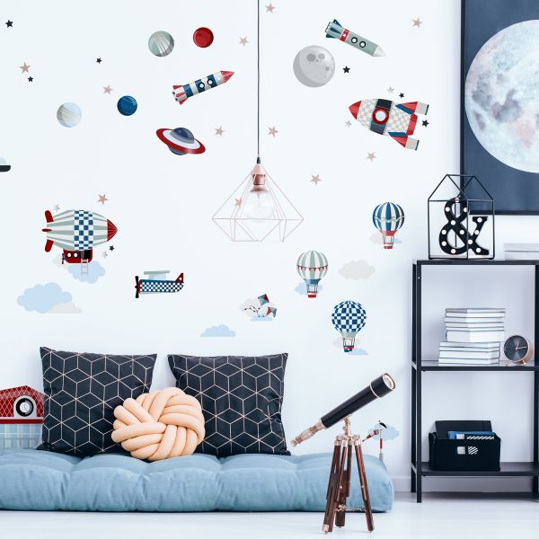 LIFE IN THE SKY Wall Sticker