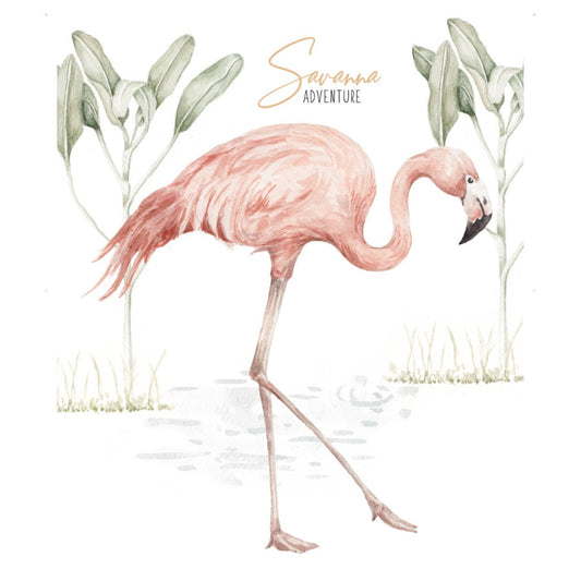 Sticker de perete FLAMINGO Savanna 