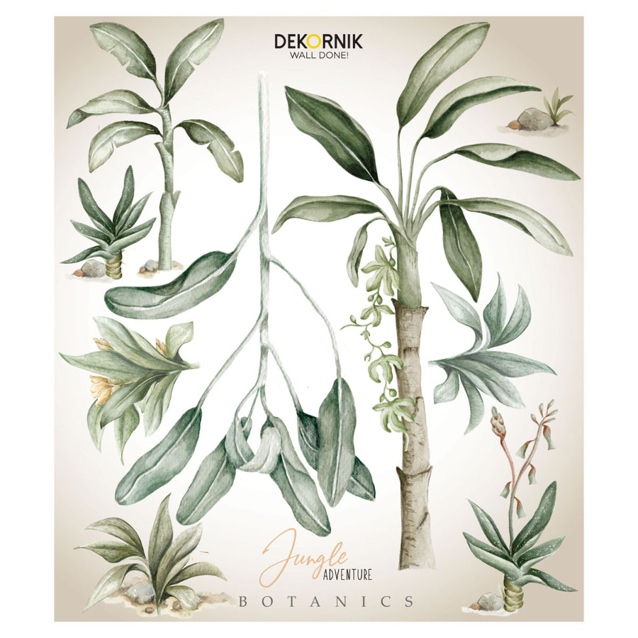 JUNGLE Bontanics Plants Wall Sticker