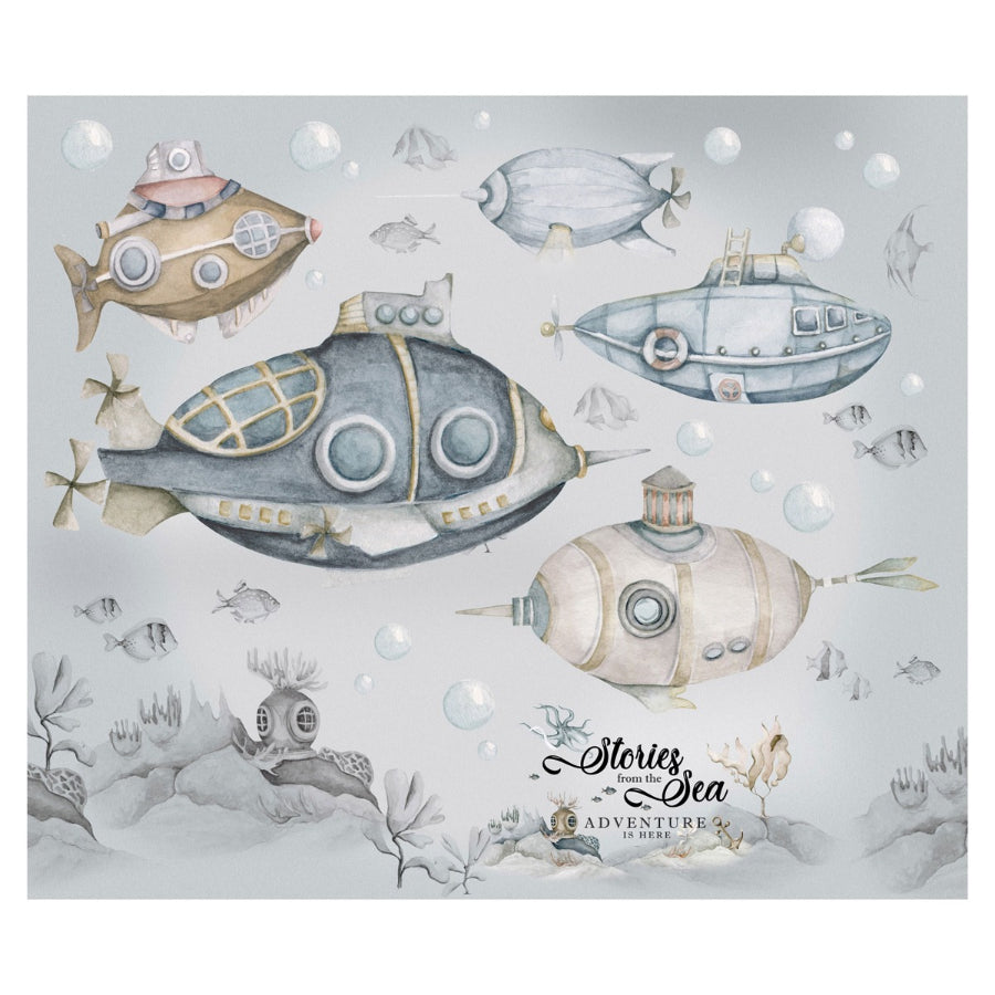 SUBMARINES / Stories From The Sea Wall Sticker