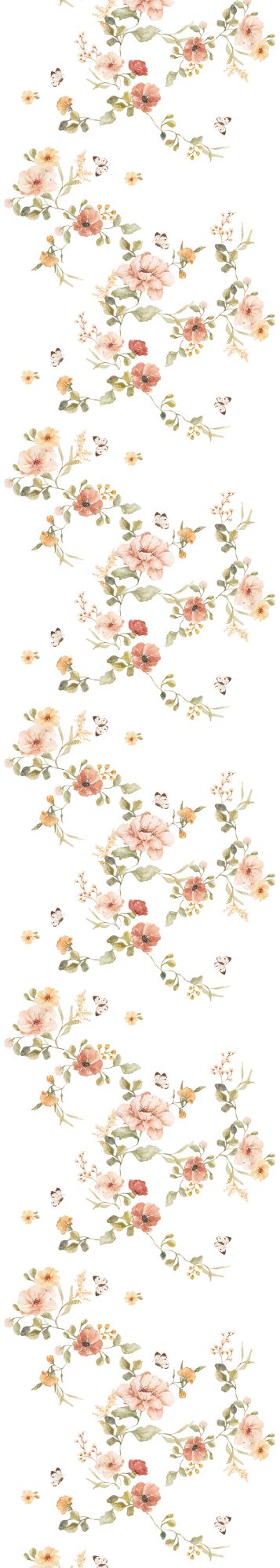 FLORAL Vintage Wallpaper