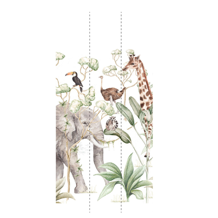 SAVANNA Adventure Set Wallpaper 150cm wide