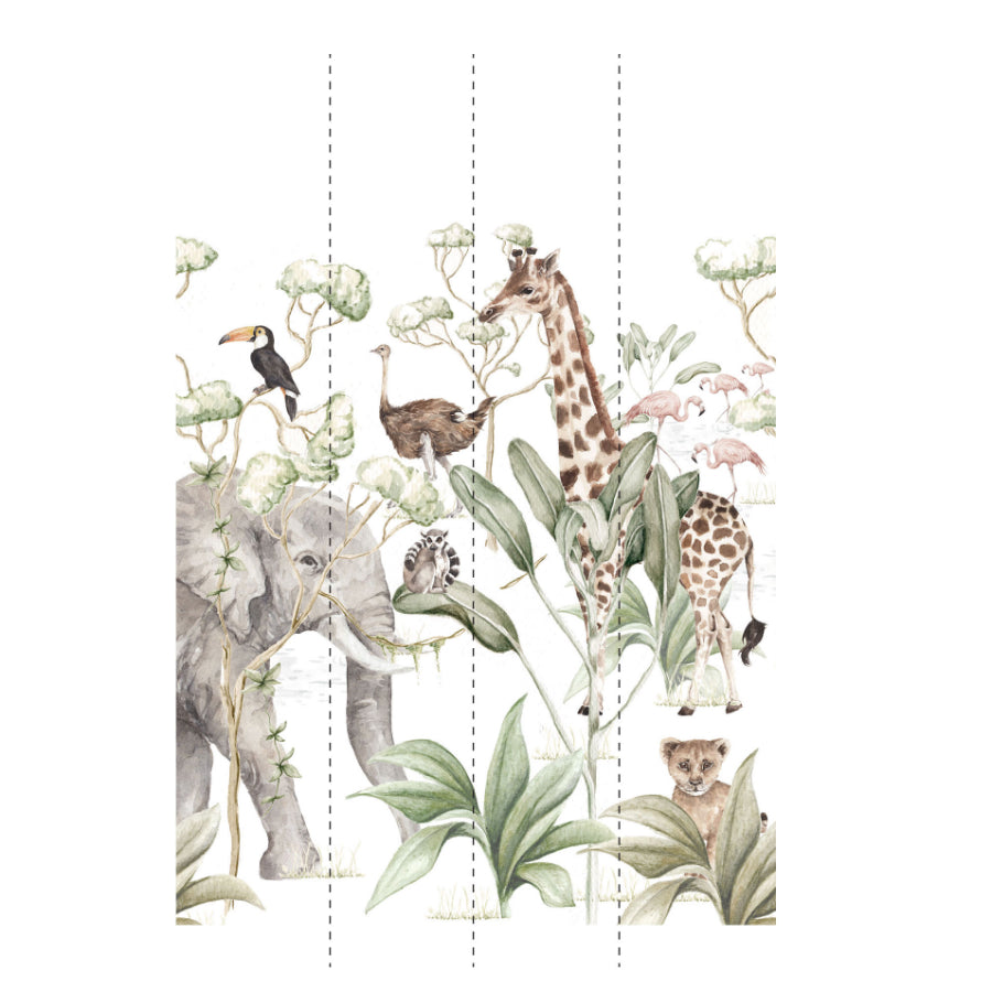 SAVANNA Adventure Set Wallpaper 200cm wide