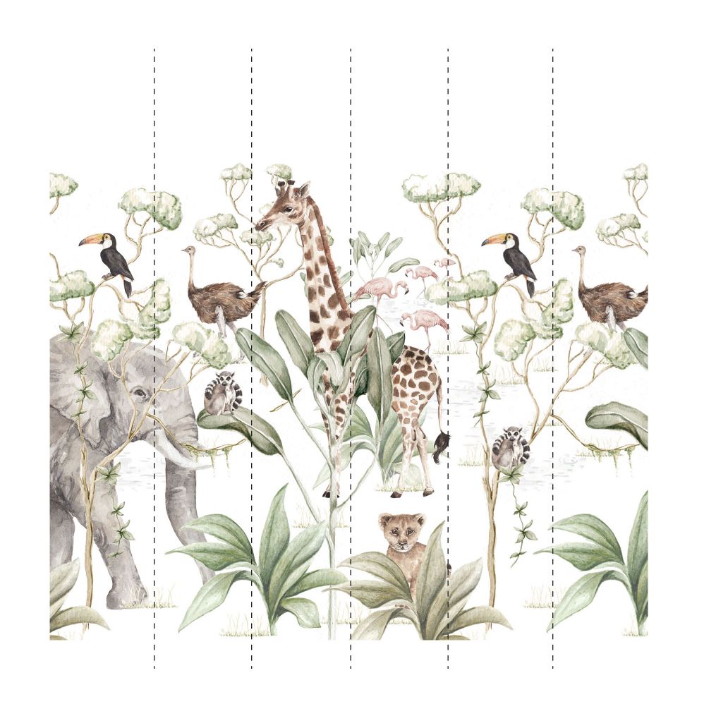 SAVANNA Adventure Set Wallpaper 300cm wide