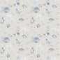 BLUE & White Beige Fish Wallpaper