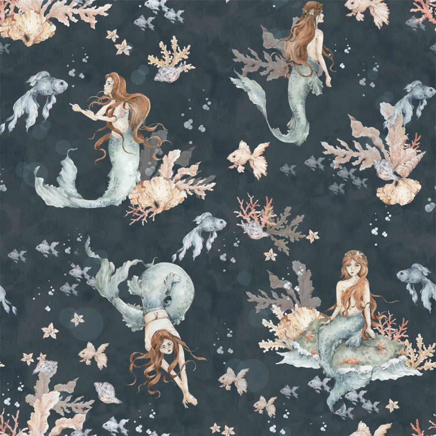 MERMAIDS In In Sea Depths Wallpaper