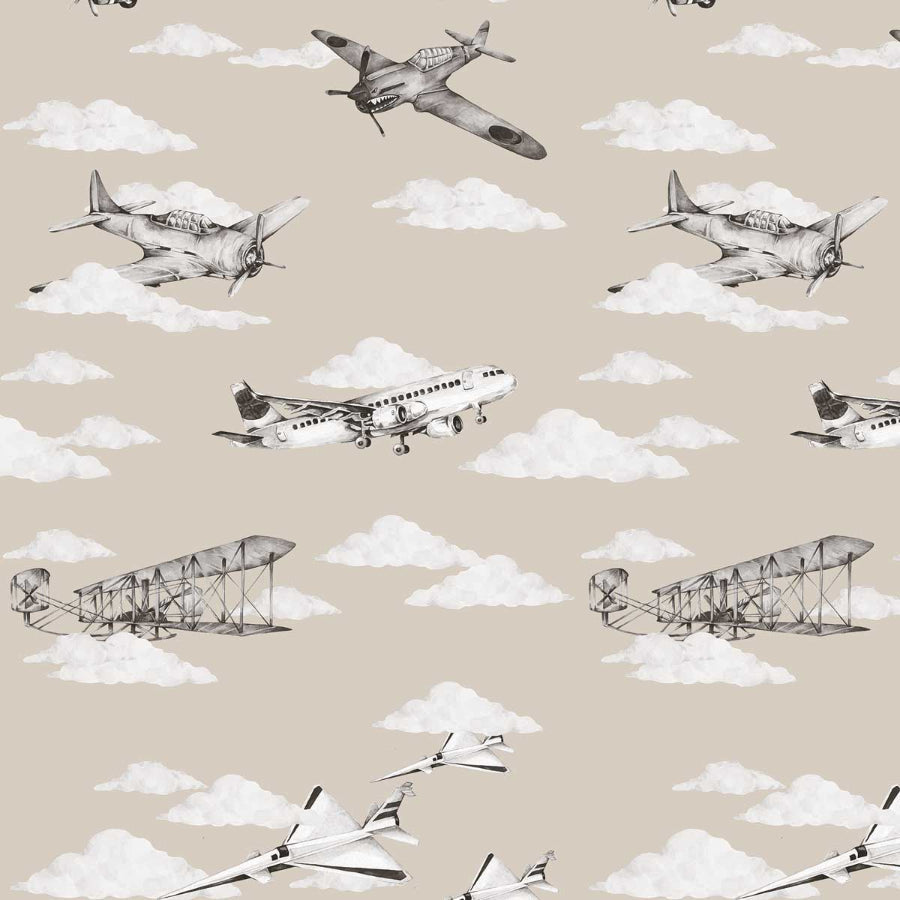 PLANES Sepia / Industrial Evolution Wallpaper