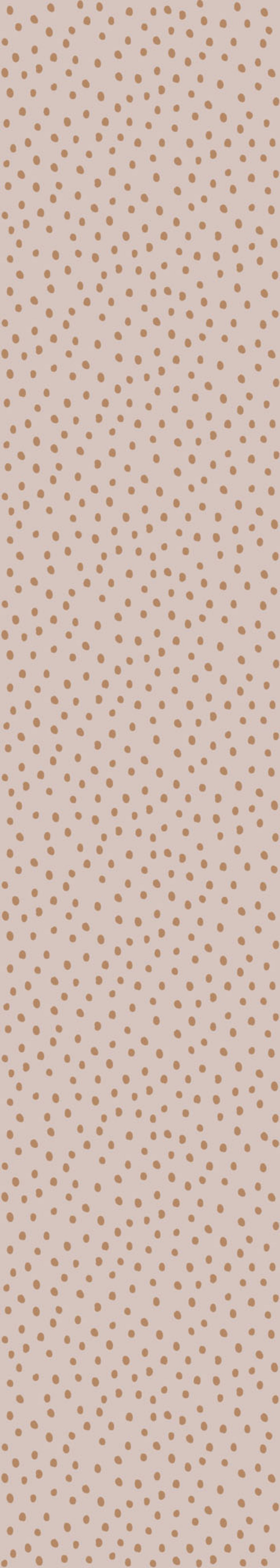 SIMPLE Irregular Dots on Powder Pink Cinnamon Wallpaper