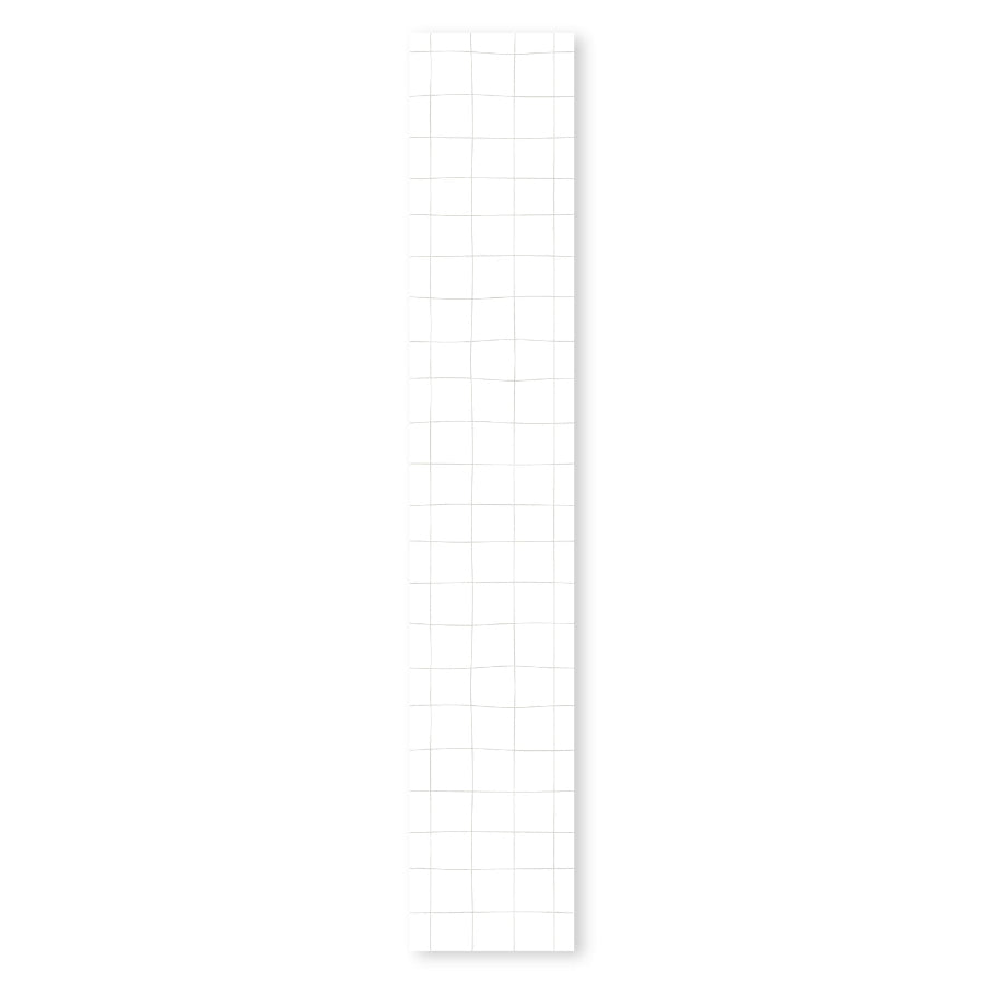 SIMPLE Irregular Check Pattern on White Wallpaper