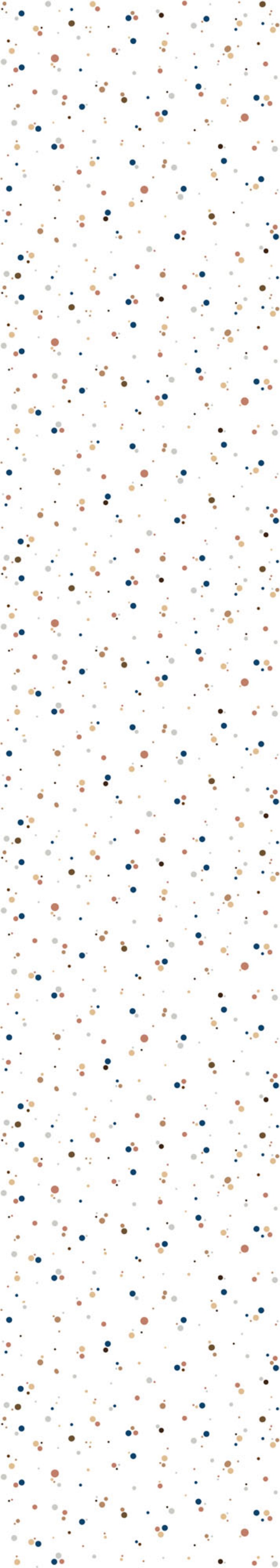 SIMPLE Dots - Tapet Minimini Cinnamon Blue