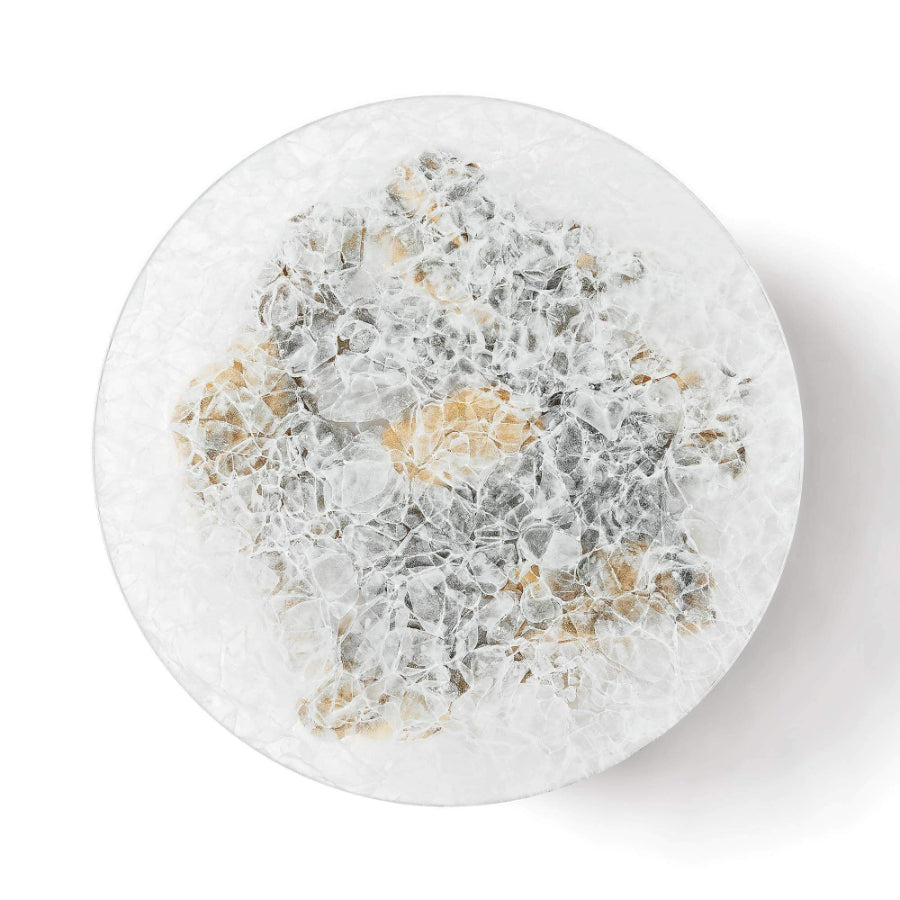 LAKETAHOE Glass Ceramic Coffee Table