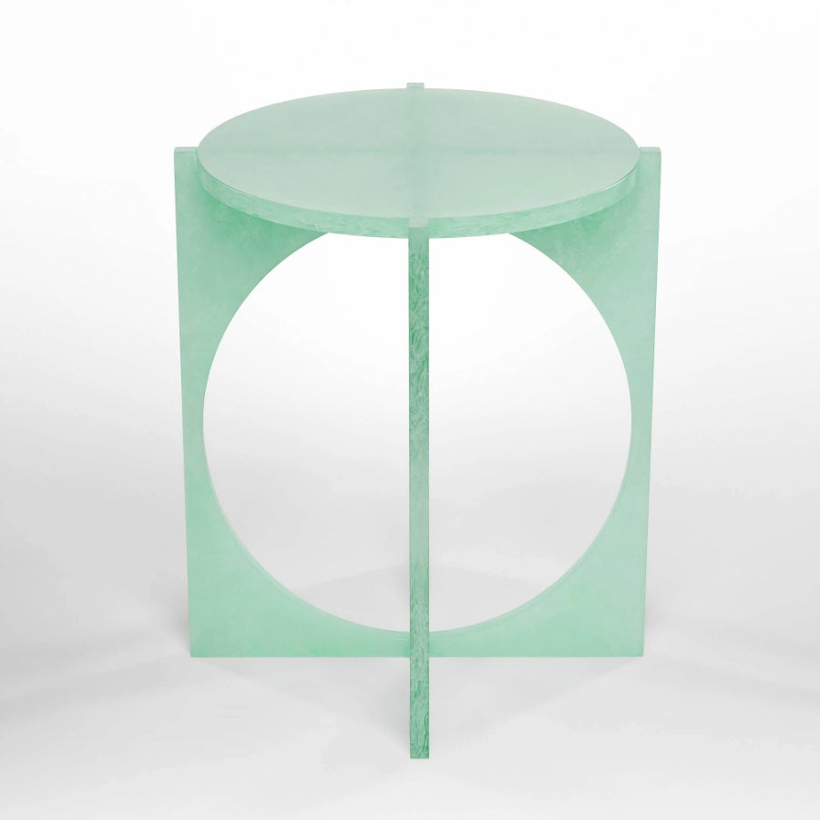 MARSEILLES Glass Ceramic Side Table