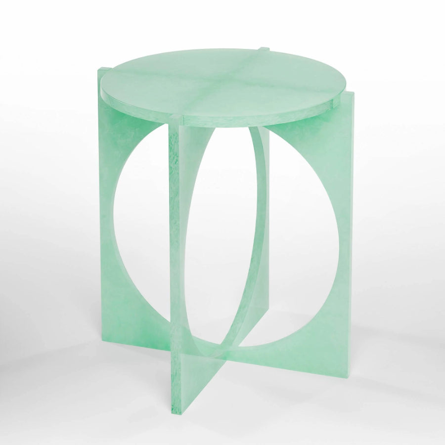 MARSEILLES Glass Ceramic Side Table