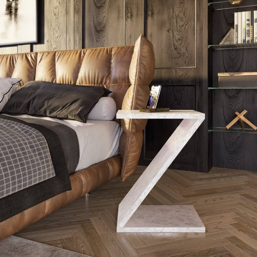 HELSINKI Glass Ceramic Side Table
