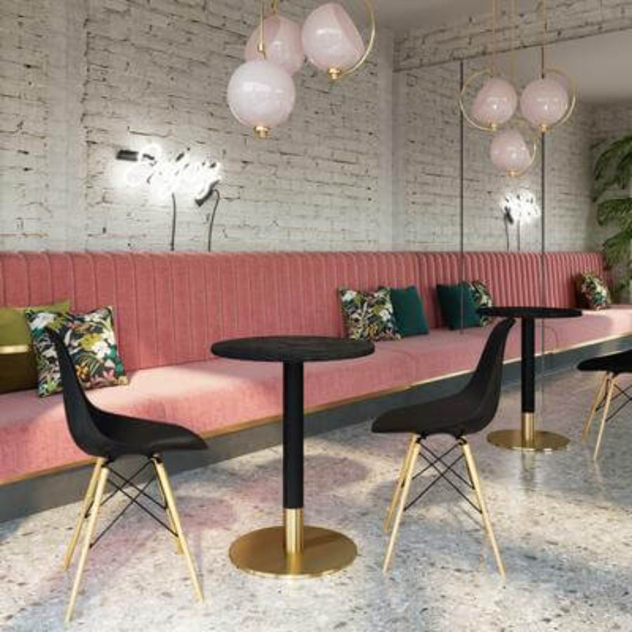 DUBAI Glass Ceramic Bar Table