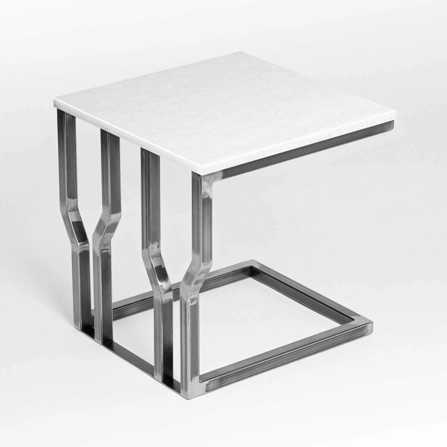 SILICON VALLEY Glass Ceramic Side Table