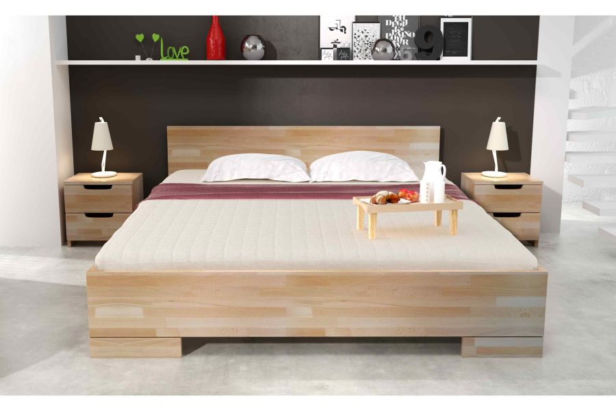 SPECTRUM Beech Maxi Bed