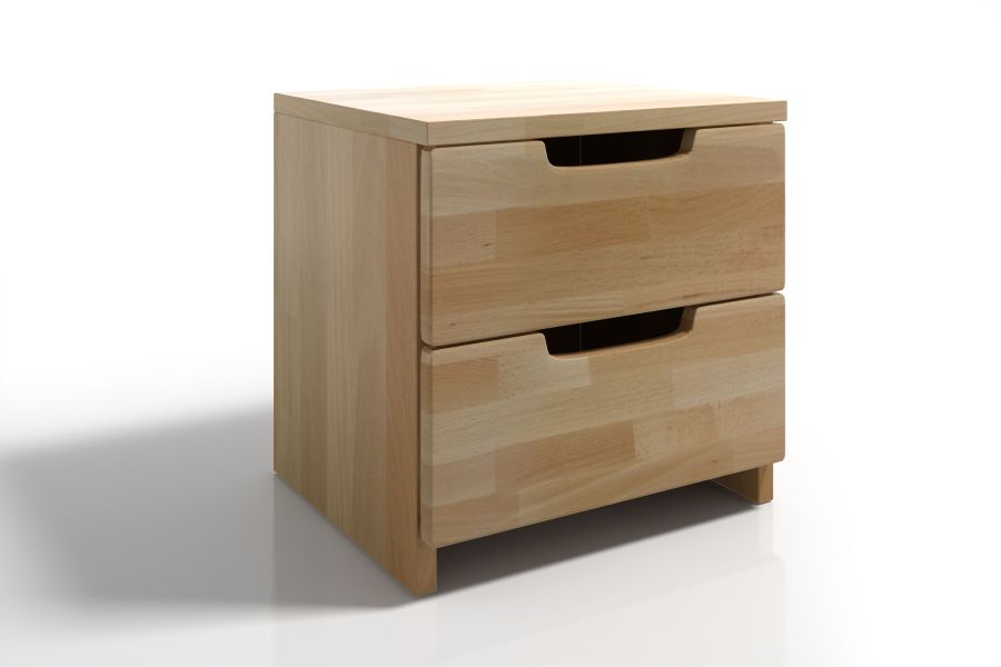 SPECTRUM Beech Maxi Bedside Cabinet