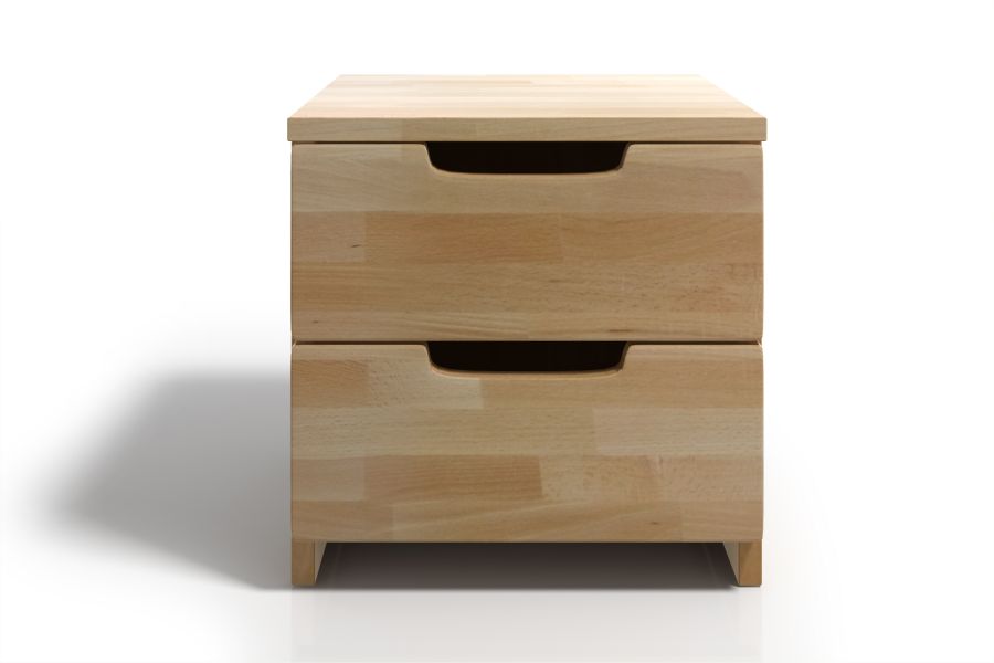 SPECTRUM Beech Maxi Bedside Cabinet