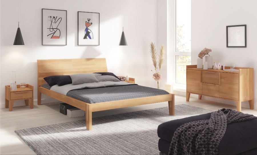 AGAVA Beechwood Bed