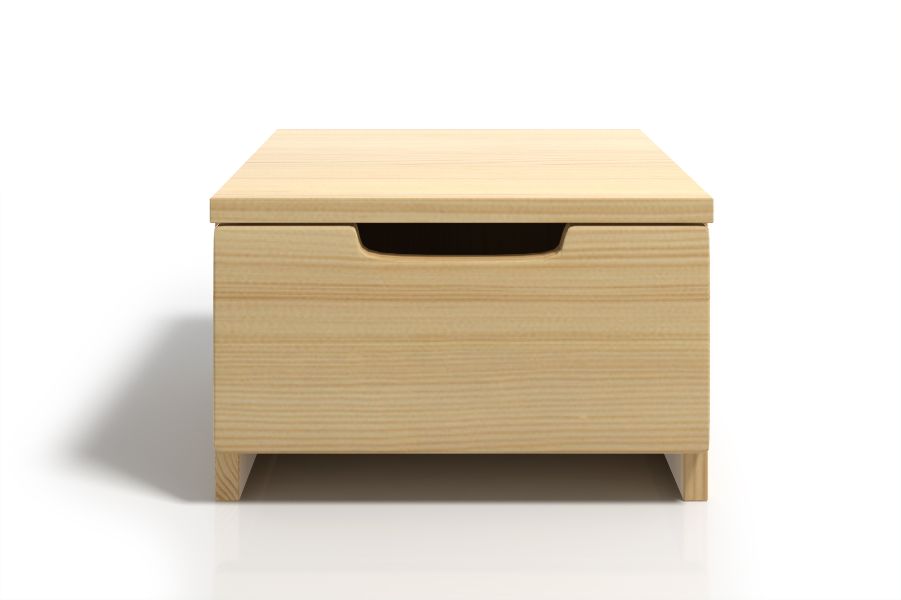 SPECTRUM Pine Low Bedside Cabinet